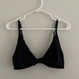 Everlane Black Triangle Bralette